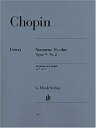 【未使用】【中古】Nocturne Es-dur op. 9%カンマ%2: Klavier zu zwei Haenden