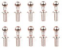 【未使用】【中古】タミヤ OGパーツ OG12 アルミ4mmピロボール (ピンク/10個) 40512
