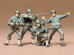 【中古】タミヤ 1/35 ミリタリーミニチュアシリーズ No.13 アメリカ陸軍 歩兵 プラモデル 35013