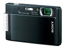 【中古】SONY デジタルカメラ Cyber-Shot(サイバーショット) T100 ブラック DSC-T100 B
