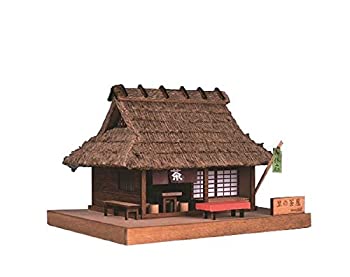 【中古】ウッディジョー ミニ建築 No.3 里の茶屋 木製模型