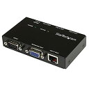 【中古】【輸入・日本仕様】StarTech.com Cat5ケーブル対応4ポートVGAディスプレイエクステンダー延長器(送信機のみ) カテゴリ5 LANケーブル...