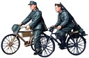 【未使用】【中古】タミヤ 1/35 ミリタリーミニチュアシリーズ No.240 ドイツ陸軍 歩兵 自転車行軍セット プラモデル 35240