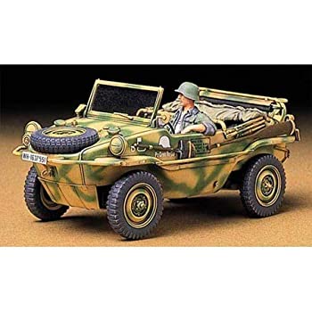 【未使用】【中古】タミヤ 1/35 ミリタリーミニチュアシリーズ No.224 ドイツ陸軍 Pkw.K2s シュビムワーゲン166型 プラモデル 35224