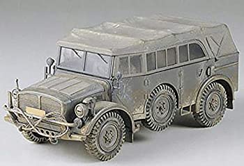 【中古】タミヤ 1/35 ミリタリーミニチュアシリーズ No.52 ドイツ陸軍 大型軍用乗用車 ホルヒタイプ1a プラモデル 35052