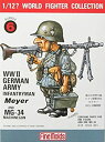 【中古】ファインモールド(FineMolds) 1/12? ワールドファイターコレクション ドイツ陸軍歩兵・マイヤー プラモデル FT6