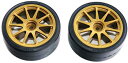 【未使用】【中古】タミヤ RCスペアパーツ SP.1219 ドリフトタイヤタイプD&ホイール