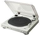 【中古-非常に良い】デノン Denon DP-200USB アナログレコードプレーヤー フォノイコライザー付 フルオート カートリッジ付属 シルバー DP-20...