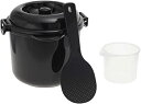 【中古】カクセー 電子レンジ専用炊飯器 備長炭入り ちびくろちゃん 2合炊き