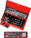 【中古-非常に良い】京都機械工具(KTC) 9.5sq.工具セット(型開きメタルケース)43点組 SK3434S