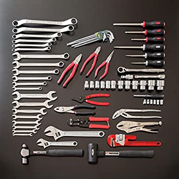 【未使用】【中古】トネ(TONE) ツールセット内容品 C33C 差込角6.35&12.7mm(1/4%ダブルクォーテ%&1/2%ダブルクォーテ%) 内容70点