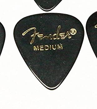 【未使用】【中古】Fender ピック×10枚 ティアドロップ MEDIUM-BLK