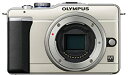 【中古】OLYMPUS ミラーレス一眼 PEN E-PL1ボディ シャンパンゴールド E-PL1 BODY GLD