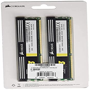 【中古】【輸入・日本仕様】CORSAIR XMS Series デスクトップ用 DDR3 メモリー8GB (4GB×2枚組) CMX8GX3M2A1333C9【メーカー名】Corsair【メーカー型番】CMX8GX3M2A1333C9【ブランド名】CORSAIR【商品説明】CORSAIR XMS Series デスクトップ用 DDR3 メモリー8GB (4GB×2枚組) CMX8GX3M2A1333C9こちらは国内使用されていた商品を海外販売用で買取りした物です。 付属品については商品タイトルに付属品についての記載がない場合がありますので、 ご不明な場合はメッセージにてお問い合わせください。 また、画像はイメージ写真ですので画像の通りではないことがございます。ビデオデッキ、各プレーヤーなど在庫品によってリモコンが付属してない場合がございます。限定版の付属品、ダウンロードコードなど付属なしとお考え下さい。中古品の場合、基本的に説明書・外箱・ドライバーインストール用のCD-ROMはついておりません。当店では初期不良に限り、商品到着から7日間は返品を 受付けております。 お客様都合のご返品はお受けしておりませんのでご了承下さい。ご注文からお届けまでご注文⇒ご注文は24時間受け付けております。お届けまで3営業日〜10営業日前後とお考え下さい。 海外倉庫からの発送の場合は3週間ほどお時間を頂戴致します。※併売品の為、在庫切れの場合はご連絡させて頂きます。※離島、北海道、九州、沖縄は遅れる場合がございます。予めご了承下さい。※ご注文後、当店より確認のメールをする場合がございます。ご返信が無い場合キャンセルとなりますので予めご了承くださいませ。