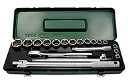 【中古-非常に良い】ASH 6角ソケットレンチセット12.7□×20PCS VJS4151