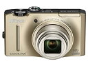 【中古-非常に良い】Nikon デジタルカメラ COOLPIX S8100 プレシャスゴールド S8100GL 1210万画素 光学10倍ズーム 広角30mm ...