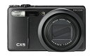 【未使用】【中古】RICOH ハイブリッドAFシステム搭載 光学10.7倍ズーム CX5 ブラック CX5BK(2)