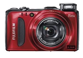 【中古】FUJIFILM デジタルカメラ FinePix F550EXR レッド FX-F550EXR R