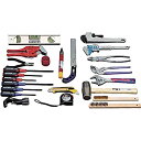 【中古】TRUSCO(トラスコ) ピカイチ プロ用配管工具セット 24点セット PK-H1