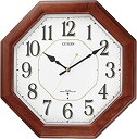 【未使用】【中古】CITIZEN ( シチズン ) 掛け時計 電波時計 ネムリーナハピネス 木枠 8MY472-006