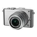 【中古】OLYMPUS ミラーレス一眼 PEN mini E-PM1 レンズキット シルバー E-PM1 LKIT SLV
