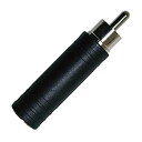 【中古-非常に良い】TECH 変換プラグ モノラルフォン(メス)⇔RCA PIN(オス) RC-30M