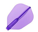 【中古-非常に良い】COSMO DARTS フライト Fit Flight AIR スーパーシェープ パープル 3枚入り
