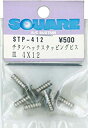 【未使用】【中古】スクエア 4X12 チタンヘックス皿タッピングビス (6本入) STP-412