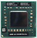 【中古】【輸入・日本仕様】AMD A6-3400M 1.4 GHz Quad-Core (AM3400DDX43GX) モバイル CPU