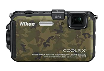 【中古】Nikon デジタルカメラ COOLPIX (クールピクス) AW100 フォレストカムフラージュ AW100CM当店取り扱いの中古品についてこちらの商品は中古品となっております。 付属品の有無については入荷の度異なり、商品タイトルに付属品についての記載がない場合もございますので、ご不明な場合はメッセージにてお問い合わせください。 買取時より付属していたものはお付けしておりますが、付属品や消耗品に保証はございません。中古品のため、使用に影響ない程度の使用感・経年劣化（傷、汚れなど）がある場合がございますのでご了承下さい。また、中古品の特性上ギフトには適しておりません。当店は専門店ではございませんので、製品に関する詳細や設定方法はメーカーへ直接お問い合わせいただきますようお願い致します。 画像はイメージ写真です。ビデオデッキ、各プレーヤーなど在庫品によってリモコンが付属してない場合がございます。限定版の付属品、ダウンロードコードなどの付属品は無しとお考え下さい。中古品の場合、基本的に説明書・外箱・ドライバーインストール用のCD-ROMはついておりませんので、ご了承の上お買求め下さい。当店での中古表記のトレーディングカードはプレイ用でございます。中古買取り品の為、細かなキズ・白欠け・多少の使用感がございますのでご了承下さいませ。ご返品について当店販売の中古品につきまして、初期不良に限り商品到着から7日間はご返品を受付けておりますので 到着後、なるべく早く動作確認や商品確認をお願い致します。1週間を超えてのご連絡のあったものは、ご返品不可となりますのでご了承下さい。中古品につきましては商品の特性上、お客様都合のご返品は原則としてお受けしておりません。ご注文からお届けまでご注文は24時間受け付けております。当店販売の中古品のお届けは国内倉庫からの発送の場合は3営業日〜10営業日前後とお考え下さい。 海外倉庫からの発送の場合は、一旦国内委託倉庫へ国際便にて配送の後にお客様へお送り致しますので、お届けまで3週間から1カ月ほどお時間を頂戴致します。※併売品の為、在庫切れの場合はご連絡させて頂きます。※離島、北海道、九州、沖縄は遅れる場合がございます。予めご了承下さい。※ご注文後、当店より確認のメールをする場合がございます。ご返信が無い場合キャンセルとなりますので予めご了承くださいませ。