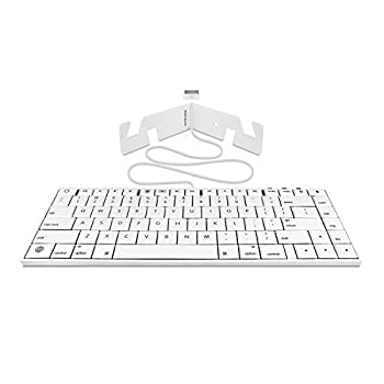 【未使用】【中古】Macally iKEY30. ドックコネクタ付iPad用キーボード USレイアウト 18368