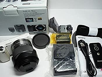 【中古】ソニー SONY デジタル一眼カメラ α NEX-5N ズームレンズキット ホワイト NEX-5NK/W