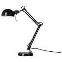 【未使用】【中古】IKEA(イケア) FORS? ブラック 40146784 ワークランプ、ブラック