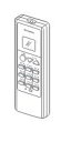 【未使用】【中古】【部品】三菱 エアコン リモコン RH101 対応機種:MSZ-221B MSZ-222B MSZ-223B MSZ-224B MSZ-22Y...