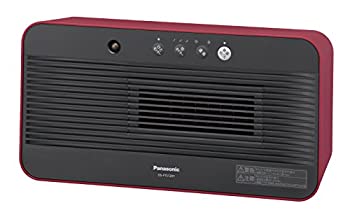 【中古】パナソニック コンパクトセラミックファンヒーター ひとセンサー付 レッド DS-FTS1201-R