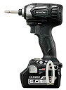 【中古-非常に良い】HiKOKI(ハイコーキ) 旧日立工機 コードレスインパクトドライバ WH18DDL2(2LYPK)(B)