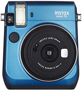 【未使用】【中古】FUJIFILM インスタントカメラ チェキ instax mini70 ブルー INS MINI 70 BLUE