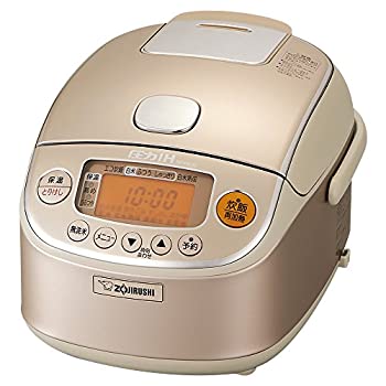 【中古】【輸入・日本仕様】象印 炊飯器 3合 圧力IH式 極め炊き シャンパンゴールド NP-RK05-NZ