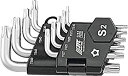 【中古-非常に良い】JTC 9PCS ショート穴開き 5PT スターレンチセット トルクス いじり止め JTC5355