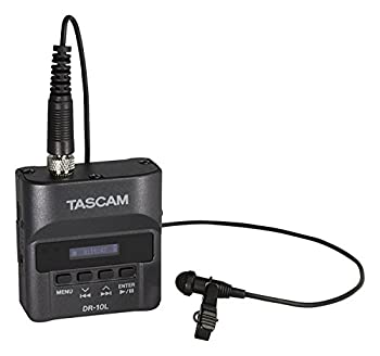 【未使用】TASCAM (タスカム)/ ピンマイクレコーダー/DR-10L 黒