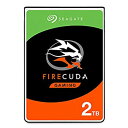 【中古】【輸入・日本仕様】AR72171 シーゲイト FireCuda 25 2.5inch SATA 6Gb/s NCQ 2TB 64MB 5400rpm SSD(8GB MLC)+HDDハイブリッド(7mm)