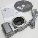 【中古】SONY ミラーレス一眼 α NEX-5ボディ カラー:シルバー