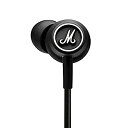 【中古-非常に良い】Marshall カナル型イヤホン Mode ブラック&ホワイト/マイク付通話対応 【国内正規品】
