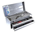 【未使用】【中古】Pro-Auto 1/2%ダブルクォーテ%DR.40PC.ツールキット シルバー TE-440S
