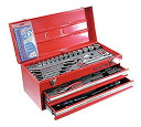 【中古-非常に良い】Pro-Auto 1/2%ダブルクォーテ%DR.40PC.ツールキット レッド TE-440R