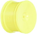 【中古-非常に良い】タミヤ ホップアップオプションズ No.1749 OP.1749 バギー リヤ・ディッシュホイール (六角ハブ) イエロー 54749