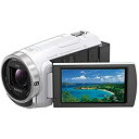 【中古】ソニー ビデオカメラ Handycam HDR-CX680 光学30倍 内蔵メモリー64GB ホワイト HDR-CX680 W(2)