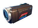 【中古-非常に良い】日本ビクター JVC 内蔵メモリー8GB GZ-F50-T ブラウン(2)