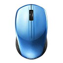【未使用】【中古】バッファロー 無線(2.4GHz) BlueLEDマウス 3ボタン ブルー BSMBW100BL