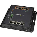 【中古-非常に良い】【輸入・日本仕様】StarTech.com 8ポート(4ポートPoE+給電対応)ギガビットイーサネット対応マネージスイッチ ウォールマウント...